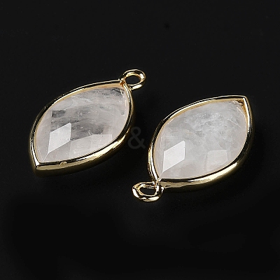 Natural Quartz Crystal Pendants G-B009-01G-I-1