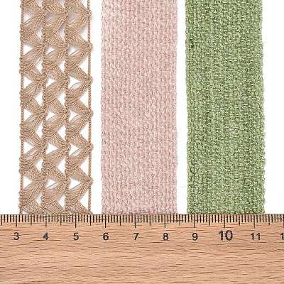 9 Yards 3 Styles Polyester Ribbon SRIB-A014-K06-1