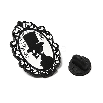 Oval Enamel Pins JEWB-I059-02EB-02-1