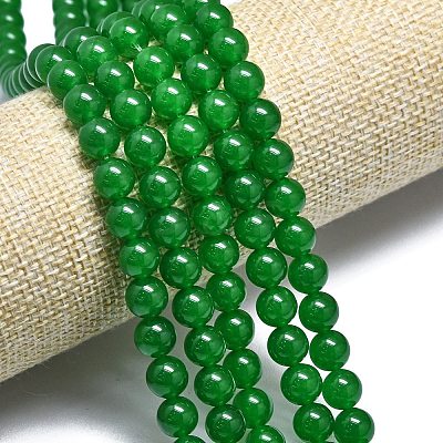 Natural Malaysia Jade Beads Strands G-L645-C01-8mm-17-1