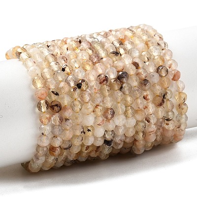Heated Natural Citrine Beads Strands G-H347-A01-01-1