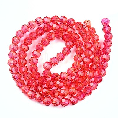 Baking Paint Transparent Glass Beads X1-DGLA-A035-T6mm-A02-1