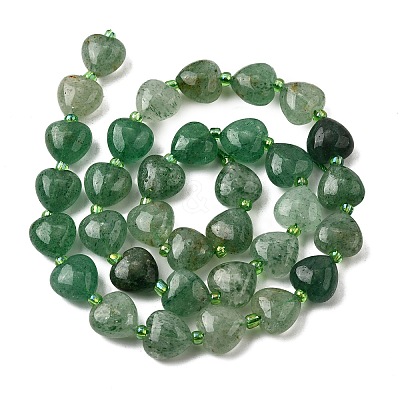 Natural Green Strawberry Quartz Beads Strands G-F799-C02-01-1