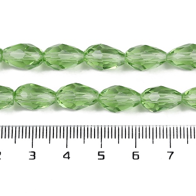 Transparent Glass Beads Strands EGLA-N013-T10mm-D13-1
