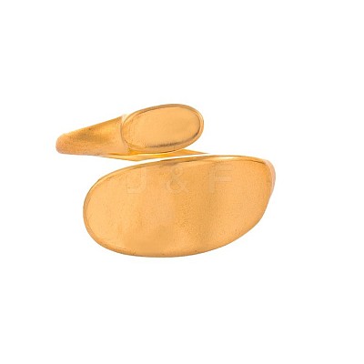 304 Stainless Steel Open Cuff Rings WGB7D26-01-1