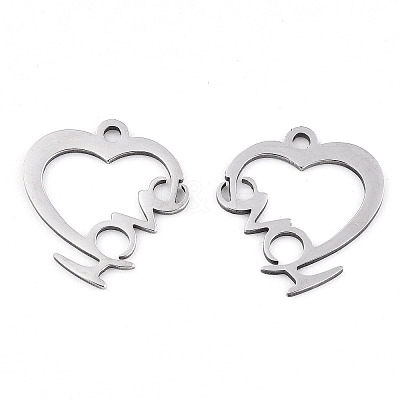 Non-Tarnish Valentine's Day 201 Stainless Steel Pendants LS-STAS-S081-076-1