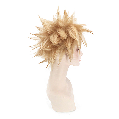 Short Blonde Wavy Cosplay Party Wigs OHAR-I015-03-1