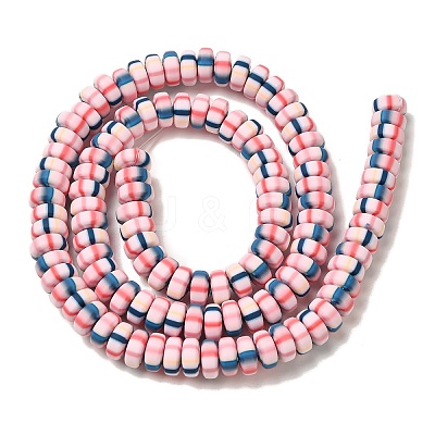 Polymer Clay Beads Strands CLAY-H006-02A-1