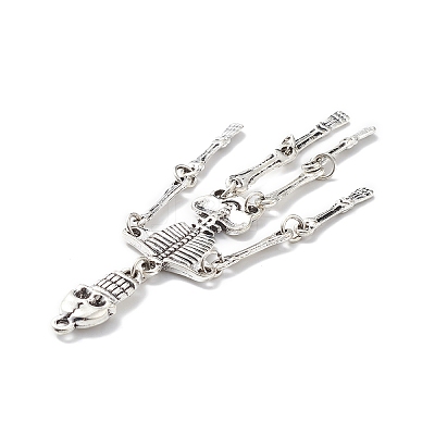 Halloween Tibetan Style Alloy Big Pendants FIND-C029-01A-AS-1