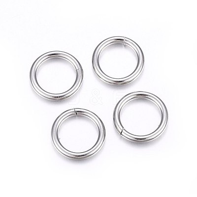 Tarnish Resistant 304 Stainless Steel Open Jump Rings STAS-F174-14P-1