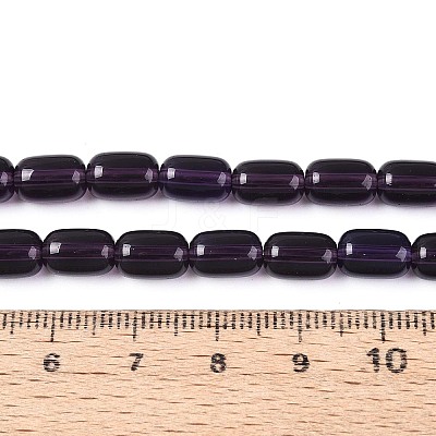 Transparent Glass Beads Strands GLAA-T028-14T-A04-1