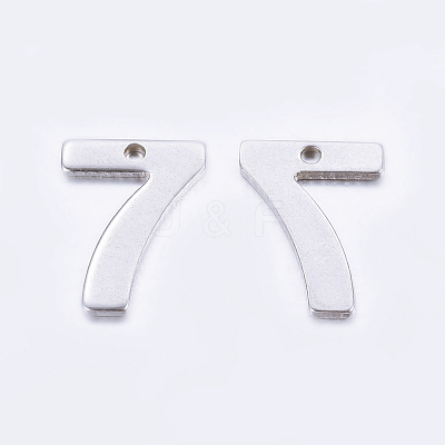 Tarnish Resistant 201 Stainless Steel Pendants STAS-F128-01P-7-1