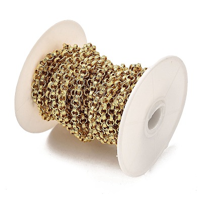 Brass Textured Rolo Chains CHC-C014-27G-1