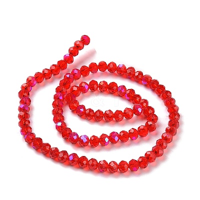 Electroplate Glass Beads Strands EGLA-A034-T4mm-L09-1