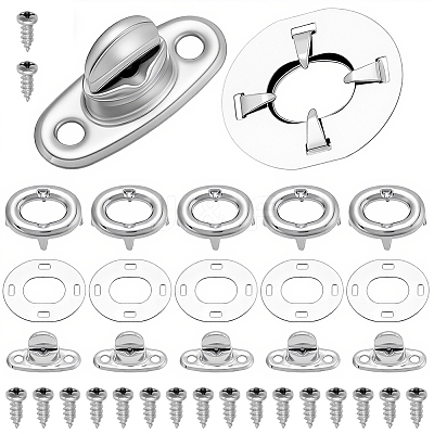 12 Sets Iron Purse Twist Locks DIY-CP0013-76-1