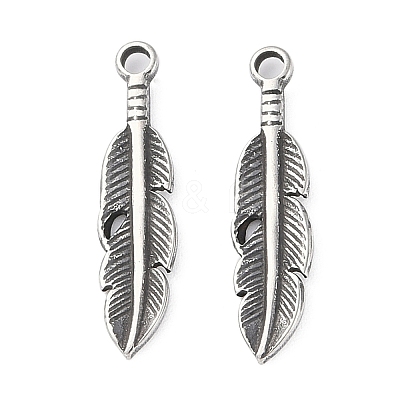 304 Stainless Steel Pendants STAS-L022-399AS-1