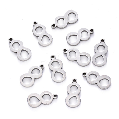 Tarnish Resistant 201 Stainless Steel Charms STAS-R108-08-1