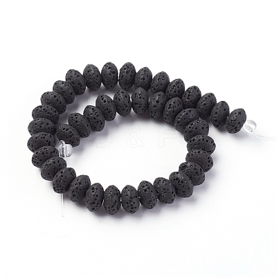 Natural Lava Rock Beads Strands G-F671-01A-14-1