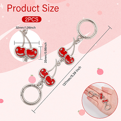 Zinc Alloy Chain Link Purse Strap Extenders AJEW-WH0479-46D-1