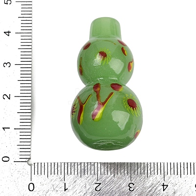 Handmade Lampwork Beads LAMP-Q005-08F-1
