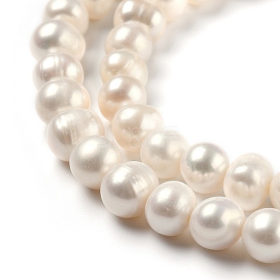 Natural Cultured Freshwater Pearl Beads Strands PEAR-L033-14-02-1
