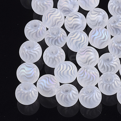 Electroplate Glass Beads X-EGLA-S178-02I-1