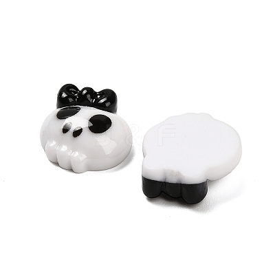 Halloween Opaque Resin Cabochons LS-CRES-I045-01G-02-1
