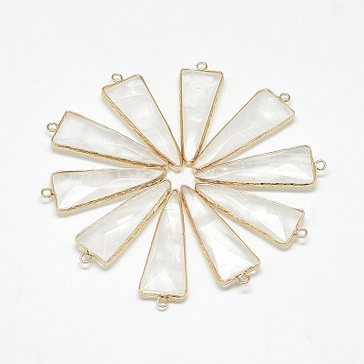 Natural Quartz Crystal Pendants G-Q494-57A-1