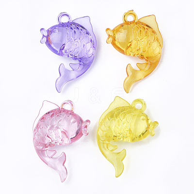 Transparent Acrylic Pendants TACR-S149-07-1