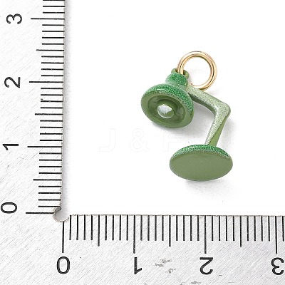 Brass Enamel Pendants KK-CBA109E-02A-1