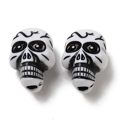 Opaque Acrylic Beads X-OACR-C016-14A-1