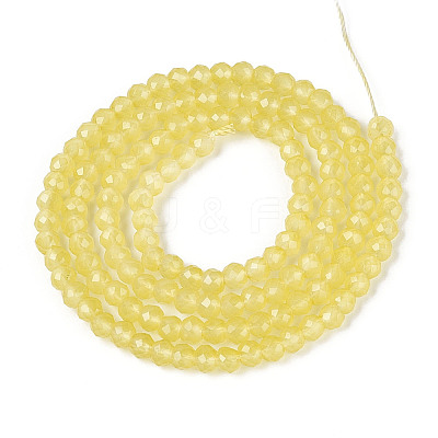 Imitation Jade Glass Beads Strands GLAA-T028-3mm-11J-1