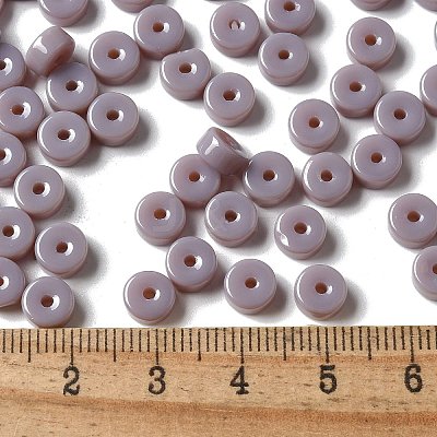 Opaque Colours Glass Seed Beads SEED-E001-P3x6mm-09-1