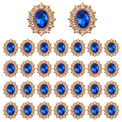 30Pcs Zinc Alloy Cabochons FIND-FG0005-56A-1
