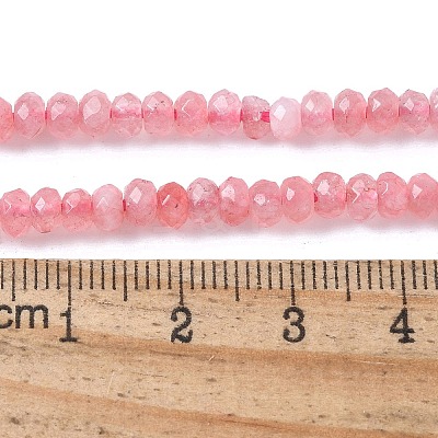 Dyed Natural Malaysia Jade Rondelle Beads Strands G-E316-2x4mm-66-1