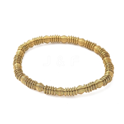 304 Stainless Steel Stretch Bangles for Women BJEW-P315-02B-G-1