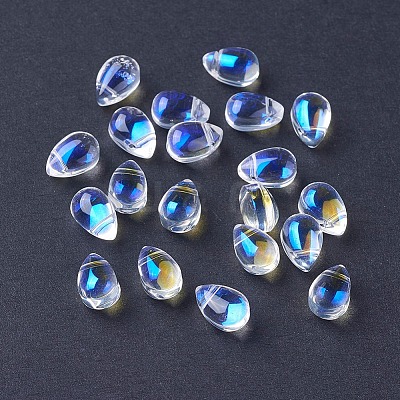 Electroplate Glass Beads EGLA-L014-19-1