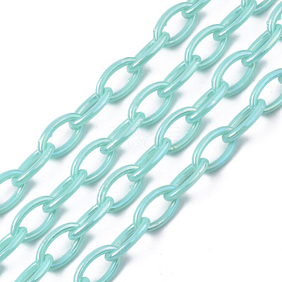 Acrylic Opaque Cable Chains X-PACR-N009-001D-1