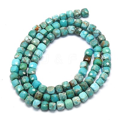 Natural HuBei Turquoise Beads Strands G-G106-G01-01-1