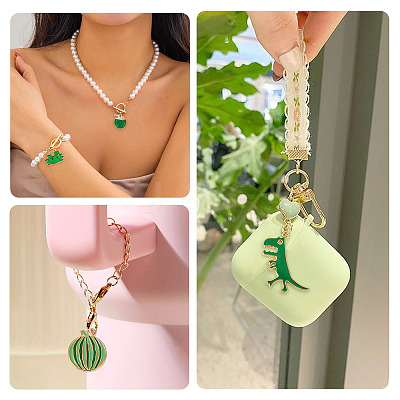 24Pcs 12 Styles Alloy Enamel Pendants ENAM-TA0009-07-1
