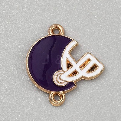 Zinc Alloy Enamel Sport Connector Charms FIND-CJC0437-009B-04-1