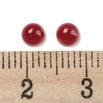 Natural White Jade Dyed Cabochons G-H309-03-23-1