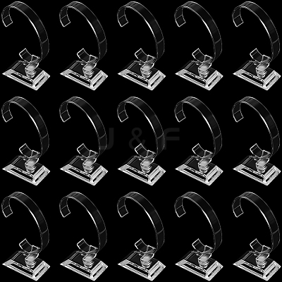 C Shaped ABS Plastic Single Bracelet Display Stands BDIS-WH20001-03A-1