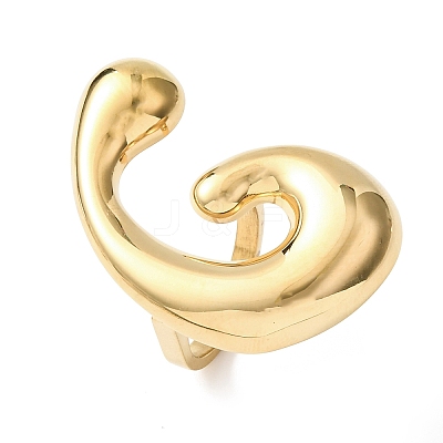 304 Stainless Steel Cuff Rings RJEW-P177-01J-G-1
