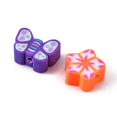 Handmade Polymer Clay Beads CLAY-FS0001-20-1
