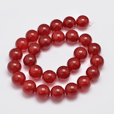 Natural & Dyed Malaysia Jade Bead Strands G-A146-14mm-A02-1