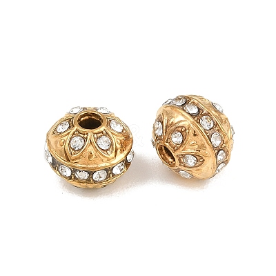 304 Stainless Steel Rhinestone Beads RB-CBA72D5-02G-1