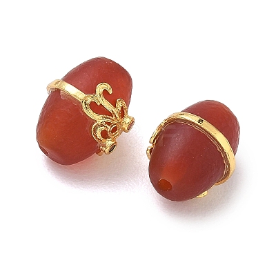 Natural Carnelian Oval Beads GG-D002-04G-1