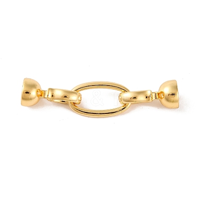 Brass Fold Over Clasps LS-KK-U016-21G-1