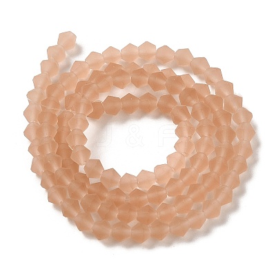 Imitate Austrian Crystal Frosted Glass Beads Strands LS-EGLA-A039-T6mm-MD12-1